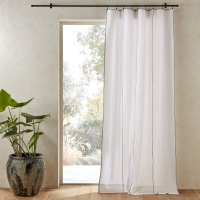 Штора Из стираного льна Tojos 140 x 350 см белый AM.PM  фото, kupilegko.ru